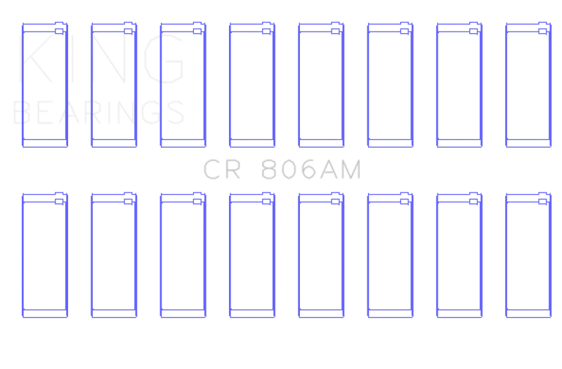 King Chrysler 361Cl/383Cl (Standardgröße) Pleuelzapfenlager-Set