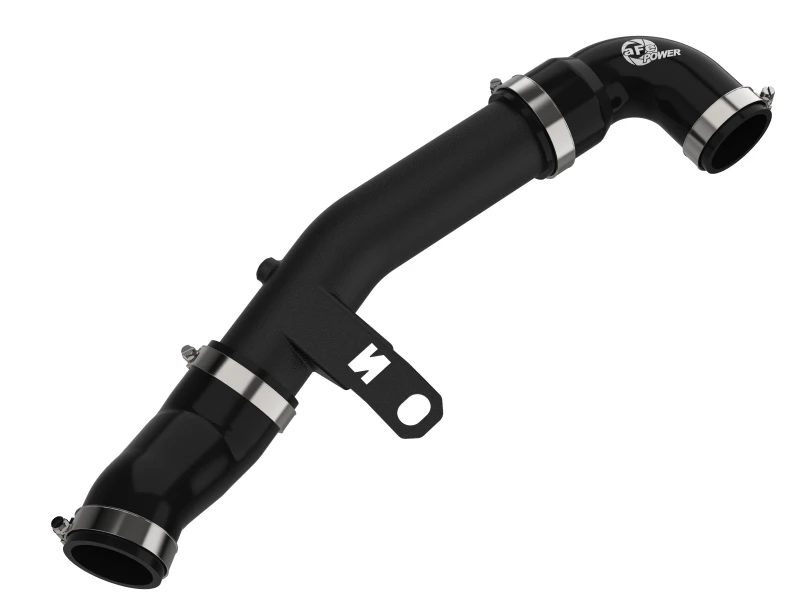 aFe 19-22 Hyundai Veloster N L4 2.0L (t) BladeRunner 2-1/2 Zoll Aluminium Hot Charge Pipe - Schwarz