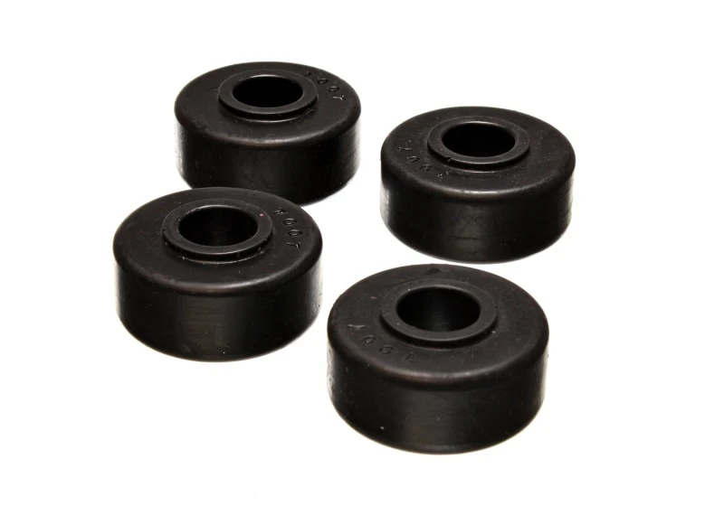 Energy Suspension Schwarzes Vorderes Strut Rod Bushing Set für 79-93 Dodge D-50 2WD / 87-96 Mitsubishi 2WD PU
