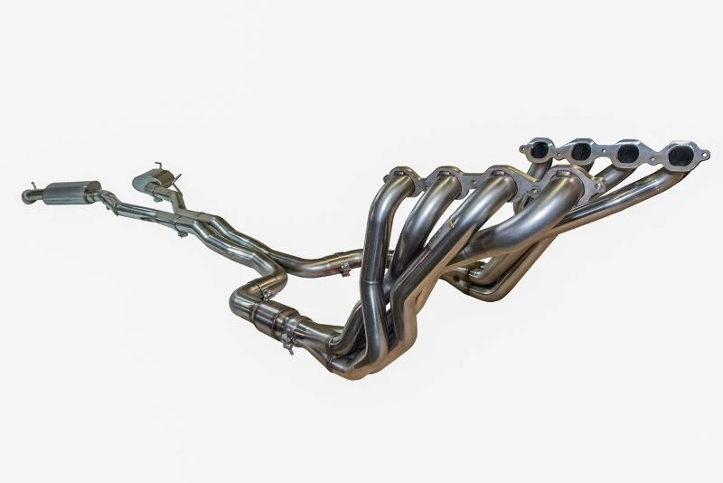 Kooks 16-22 Chevrolet Camaro SS 2-Zoll-Header mit GREEN-Auspuffanlage und polierten Quad-Tipps