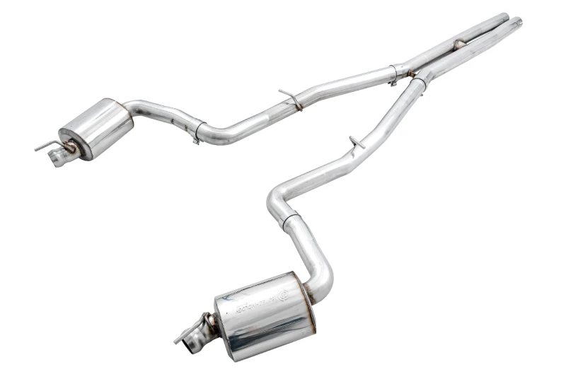 AWE Tuning 2015+ Dodge Challenger 6.4L/6.2L Non-Resonated Touring Edition Exhaust - Use Stock Tips