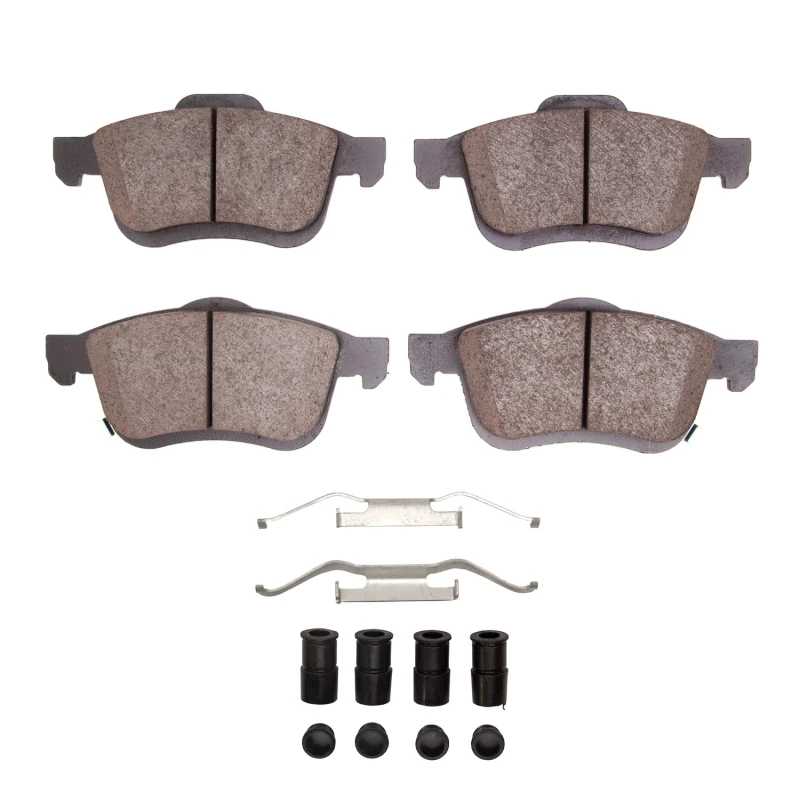 DFC 14-19 Fiat 500L Front Euro 5000 Ceramic Brake Pads and Hardware Kit