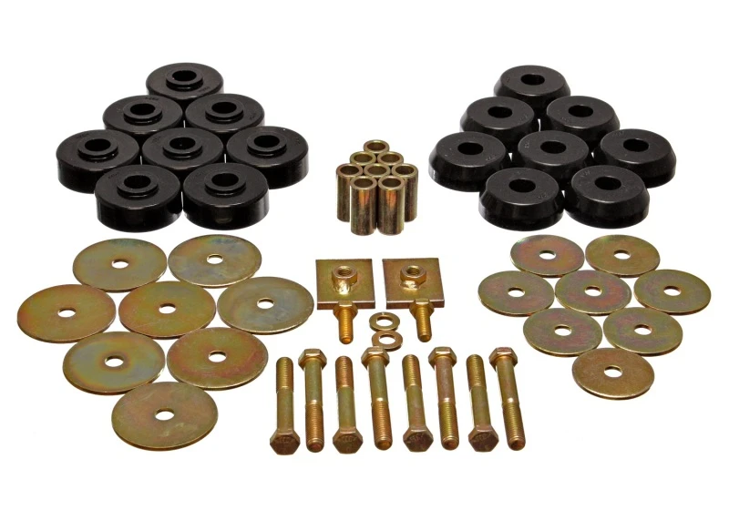 Energy Suspension Karosserie-Montagesatz ohne Cabrio - Schwarz