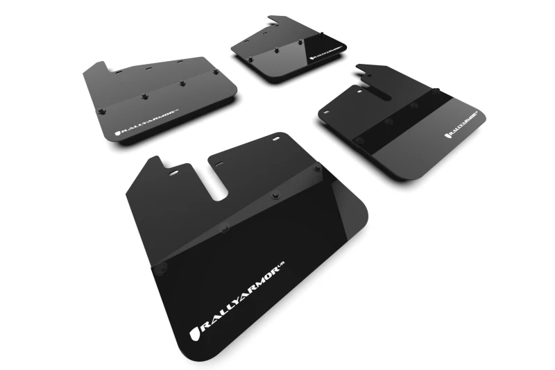rally-armor_MF131-BLK-WH-6796926231669 Rally Armor 20-24 GMC Sierra 2500/3500 HD Denali Schwarze Schmutzfänger mit weißem Logo