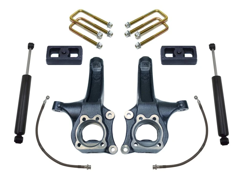MaxTrac 15-18 Chevrolet Colorado 2WD 4in/2in MaxPro Spindle Lift Kit w/MaxTrac Shocks