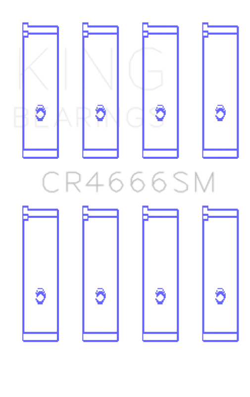 King Toyota 1TR-FE/ 2TR-FE (Größe 1,0) Pleuelzapfenlager-Satz