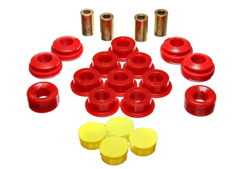 Energy Suspension 02-04 Acura RSX (inkl. Type S) Rote Hinterachslenker-Buchsen-Set