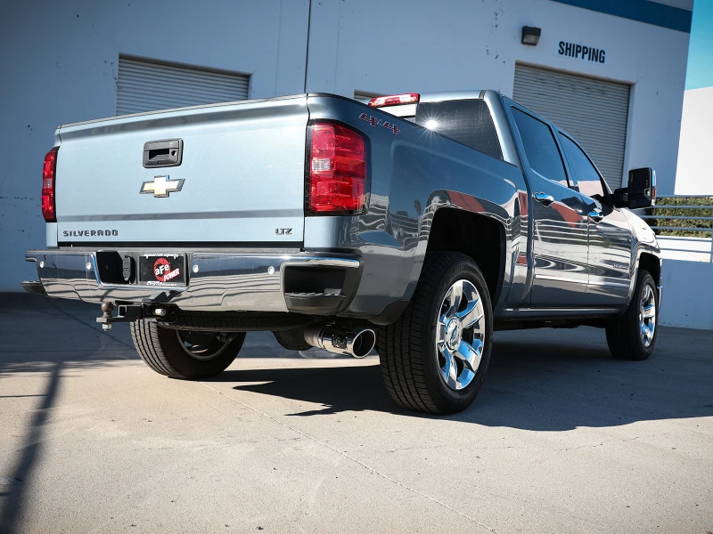 aFe Apollo GT Serie 4in 409SS Kat-Back-Abgasanlage polierte Spitze 14-18GM Silverado 1500 V8-6.2L