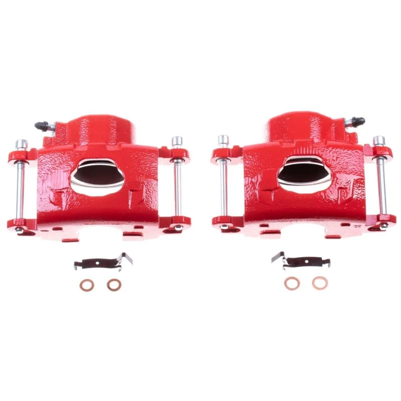 powerstop_S4006-679454ff6efef Power Stop 1977 Buick Electra Front Red Calipers - Pair