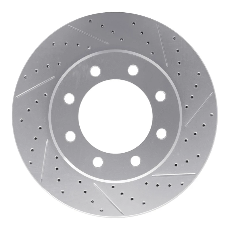 DFC 08-25 Ford E-150 Rear Right Drilled & Slotted Geoperformance Rotor