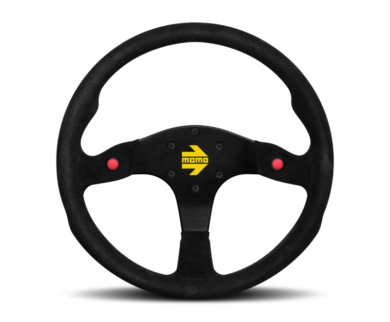 Momo MOD80 Steering Wheel 350 mm -  Black Suede/Black Spokes