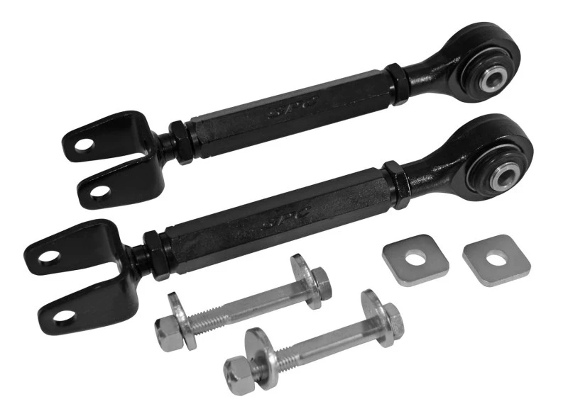 SPC Performance 09+ Nissan 370Z / 08-13 Infiniti G37 Hintere einstellbare Camber-Arme mit Toe-Cams und Lock-Platten