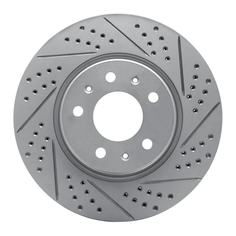 DFC 03-08 Cadillac Seville Front Right Drilled & Slotted Geoperformance Rotor