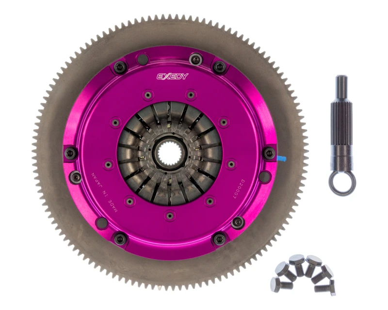 Exedy 1986-1989 Mazda RX-7 R2 Hyper Single Carbon-D Kupplung Sprung Center Disc Push Type Abdeckung