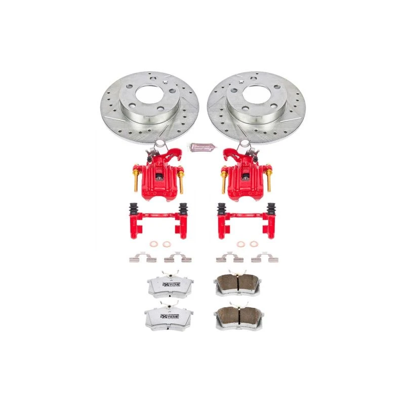 powerstop_KC3129-26-67945e5f040bc Power Stop 02-06 Audi A4 Rear Z26 Street Warrior Brake Kit w/Calipers