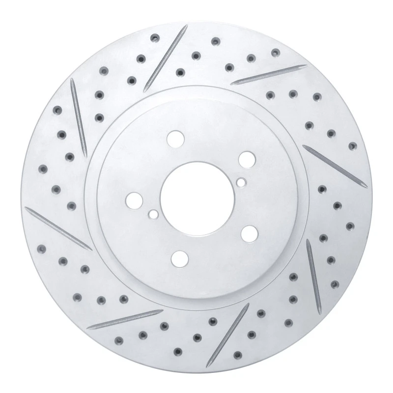 DFC 17-23 Subaru Crosstrek Front Left Drilled & Slotted Geoperformance Rotor