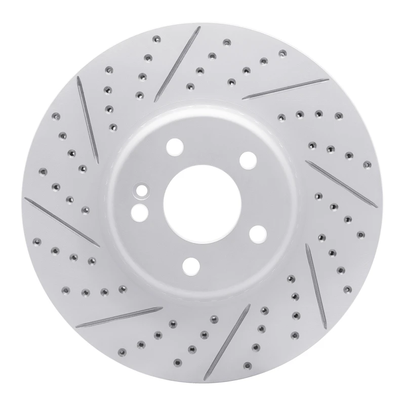 DFC 15-23 Mercedes-Benz E300 Front Left Drilled & Slotted Geoperformance Rotor
