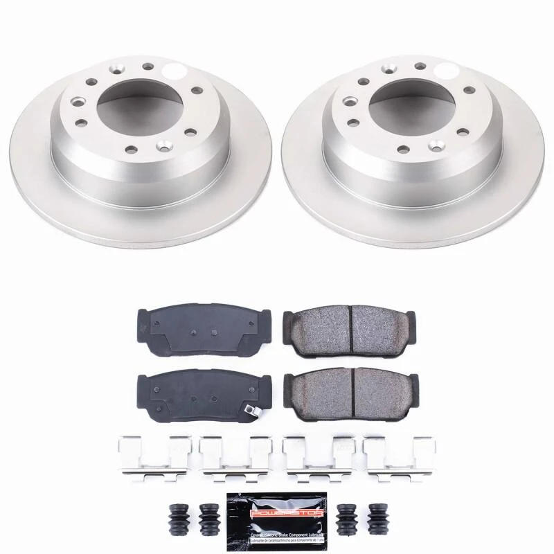 Power Stop 2007 Hyundai Entourage Rear Z23 Coated Brake Kit