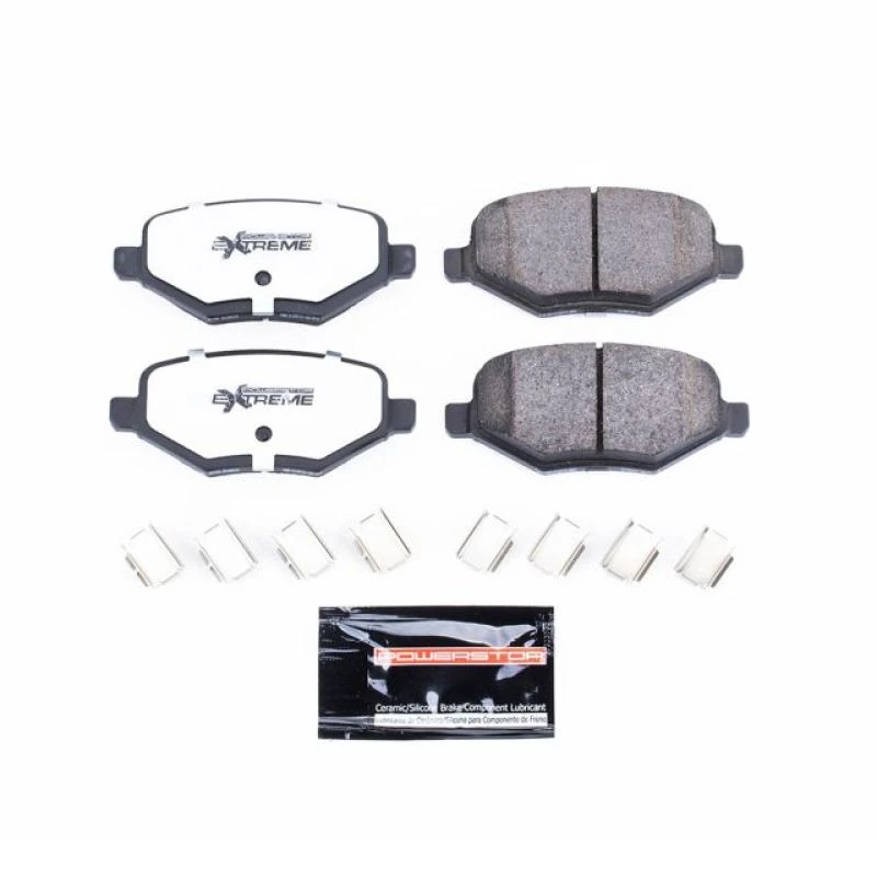 powerstop_Z36-1754-6794578487af2 Power Stop 14-15 Ford Edge Rear Z36 Truck & Tow Brake Pads w/Hardware
