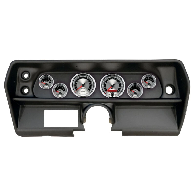 Autometer 1968 Chevrolet Nova Direct Fit Gauge Panel 3-3/8in x2 / 2-1/16in x4 - American Muscle