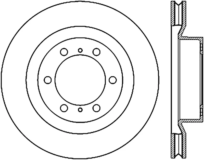 stoptech_126.44174CSL-6794fccb757bd StopTech 10-17 Lexus GX460 / 10-17 Toyota 4Runner Cryo Slotted Front Right Sport Brake Rotor