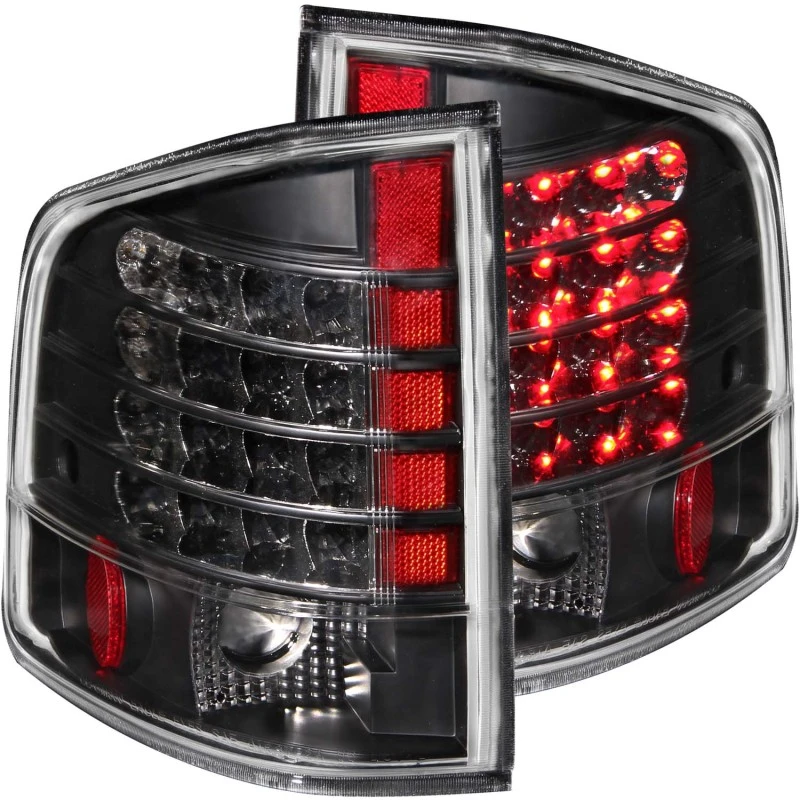 ANZO 1995-2005 Chevrolet S-10 LED-Rückleuchten Schwarz