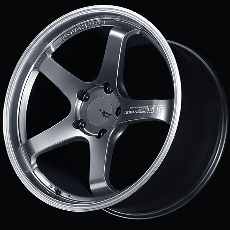Advan GT for Porsche 19x11.0 / +60 Off / 5x130 / 71.6mm Bore / Machining and Hyper Platinum Black