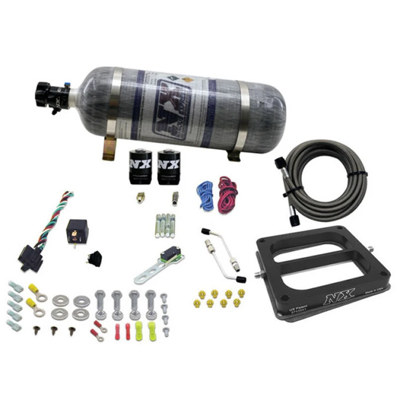 Nitrous Express Dom/Alcohol Nitrous Kit (100-500HP) w/Composite Bottle