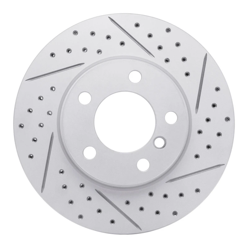 DFC 11-16 Mini Cooper Paceman Front Right Drilled & Slotted Geoperformance Rotor