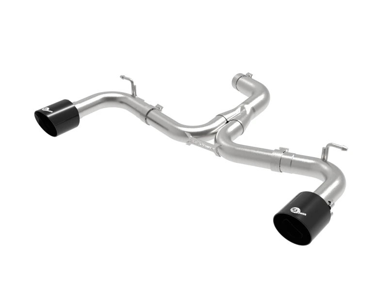 aFe 18-20 VW GTI (MK7.5) 2.0L MACH Force-Xp 3 Zoll auf 2,5 Zoll 304 SS Axle-Back Auspuff-System-Schwarze Endstücke