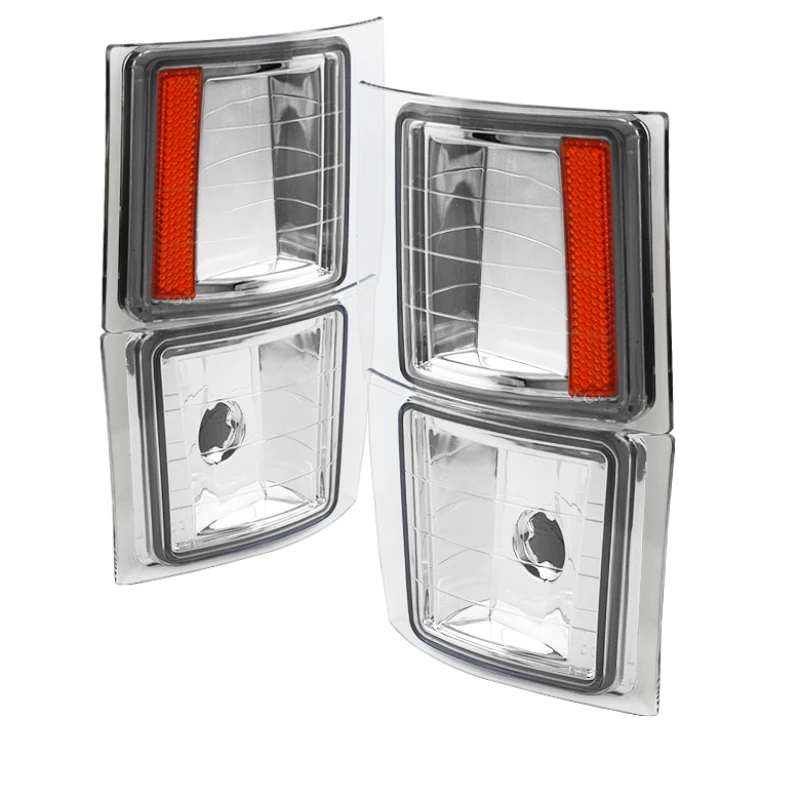 spyder_5064424-6795e9b4bf495 Xtune Chevy Suburban 94-98 4 pcs Corner Lights Chrome CCL-JH-CCK88-E-AM