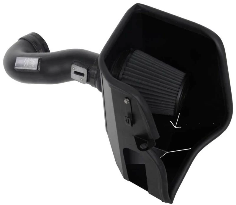 K&N 2019 Chevrolet Silverado 1500 5.3L V8 Schwarzes Leistungs-Luftansaugkit