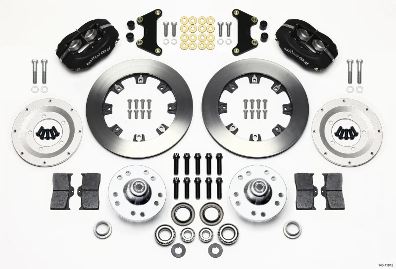 Wilwood Forged Dynalite Vorderrad-Kit 12,19 Zoll 49-54 Chevy/53-62 Corvette (*Leitungssatz erforderlich*)