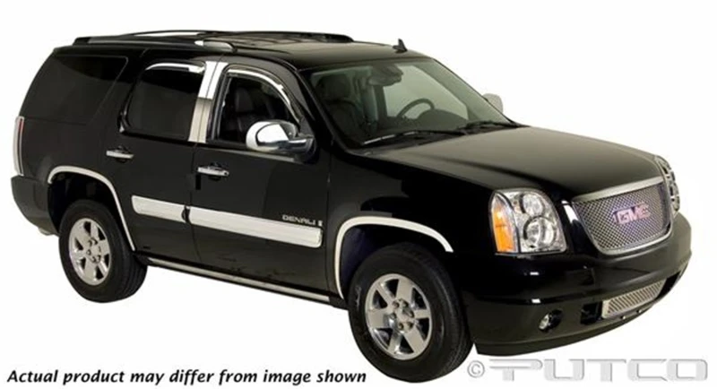 Putco 07-14 GMC Yukon XL ohne Seitenleisten DH/FTC/HL/MC/RH//TL/WH Chrom-Zubehör-Kits