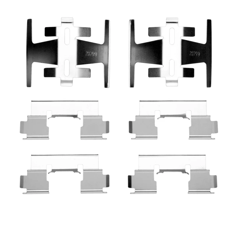 DFC 90-93 Honda Accord Coupe Front 5000 Advanced Ceramic Brake Pads and Hardware Kit