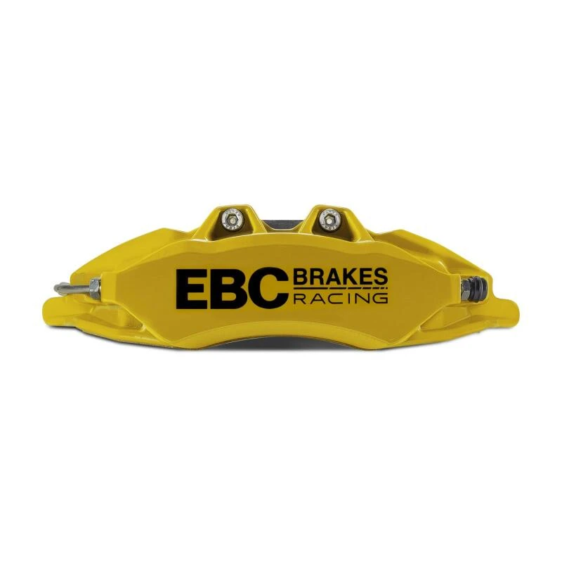 EBC Racing 17-21 Honda Civic Type-R (FK8) Yellow Apollo-6 Calipers 380mm Rotors Front Big Brake Kit