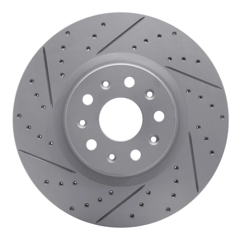 DFC 14-25 Cadillac Ct5 Front Left Drilled & Slotted Geoperformance Rotor