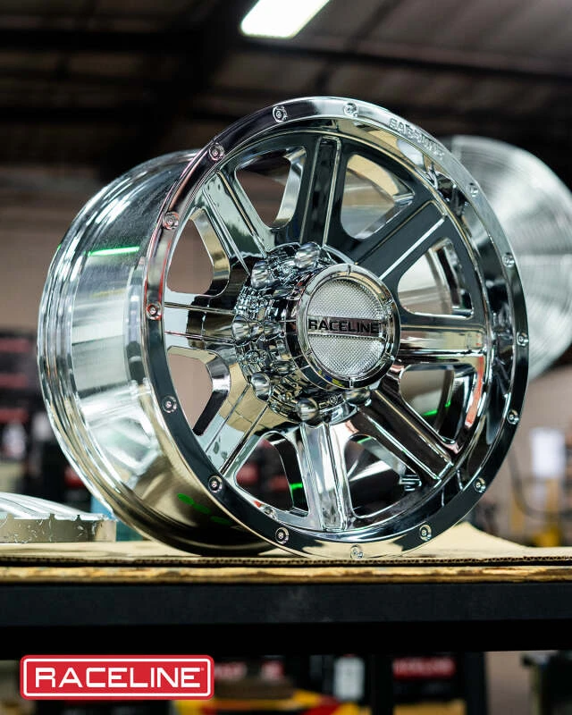 Raceline 940C Hostage 18x9in / 5x150 BP / 12mm Offset / 110.3mm Bore - Chrome Wheel