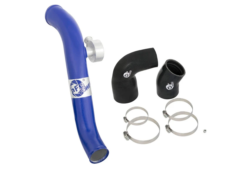 aFe Bladerunner Intercooler I/C (Heißseite) - Blau 15-16 Ford Mustang L4-2.3L (t)