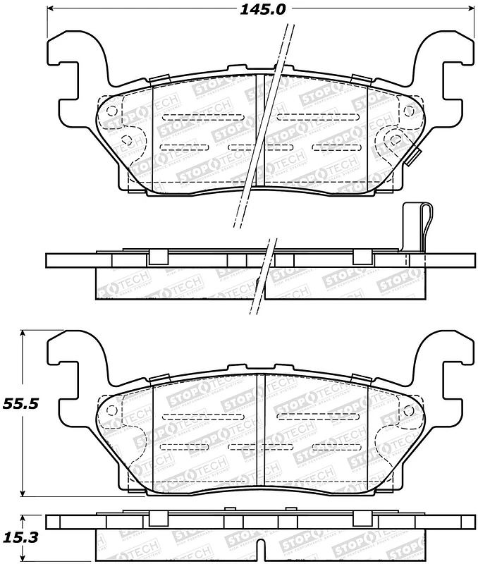 StopTech Street Brake Pads