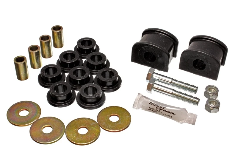 Energy Suspension 95-97 Ford Explorer/Bronco 2WD/4WD 19mm Schwarzes Heck-Stabilisatorbuchsen-Set