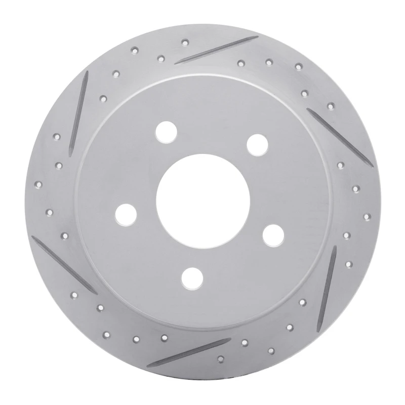 DFC 97-05 Buick Regal Rear Left Drilled & Slotted Geoperformance Rotor