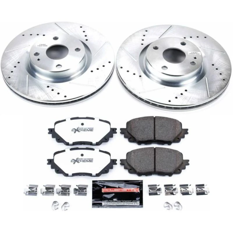 powerstop_K7358-26-6794555755381 Power Stop 17-19 Fiat 124 Spider Front Z26 Street Warrior Brake Kit
