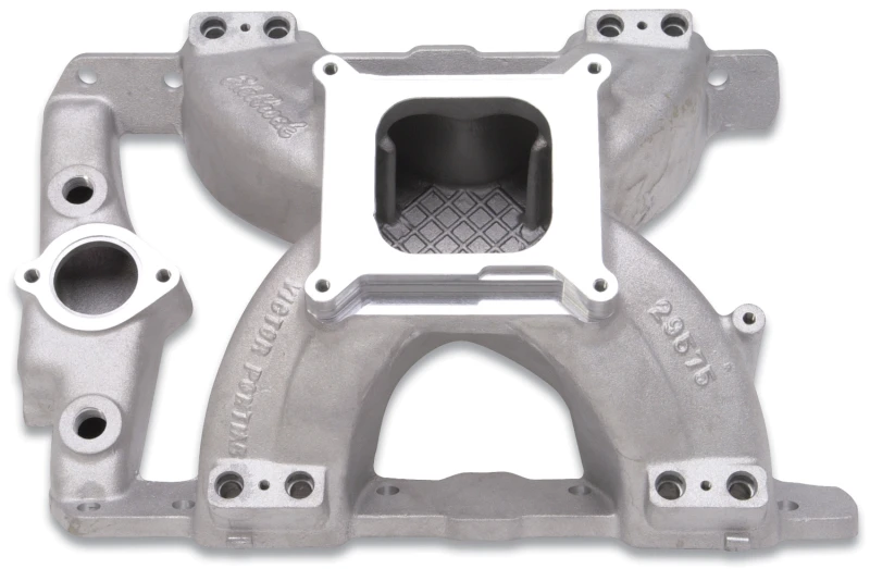 Edelbrock Ansaugkrümmer Super Victor EFI Pontiac 389/455 für STD Flansch Tb