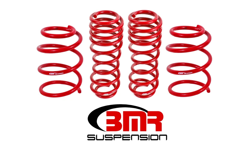 BMR 05-14 S197 Mustang GT Handling-Version Tieferlegungsfedern (Satz von 4) - Rot