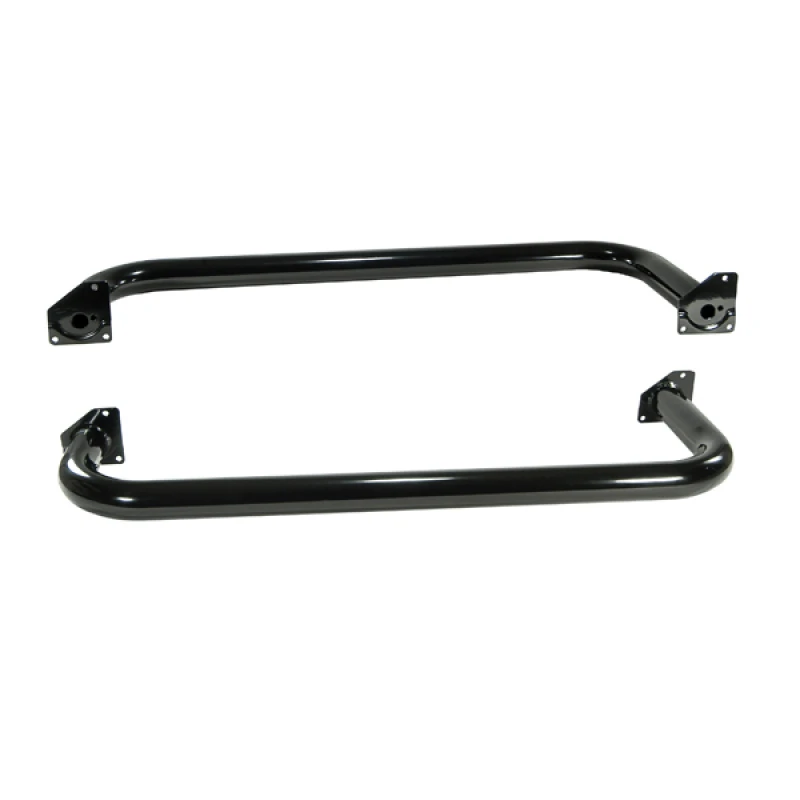 Rugged Ridge 3-Zoll-Runde Seitenstufen Schwarz 97-06 Jeep Wrangler