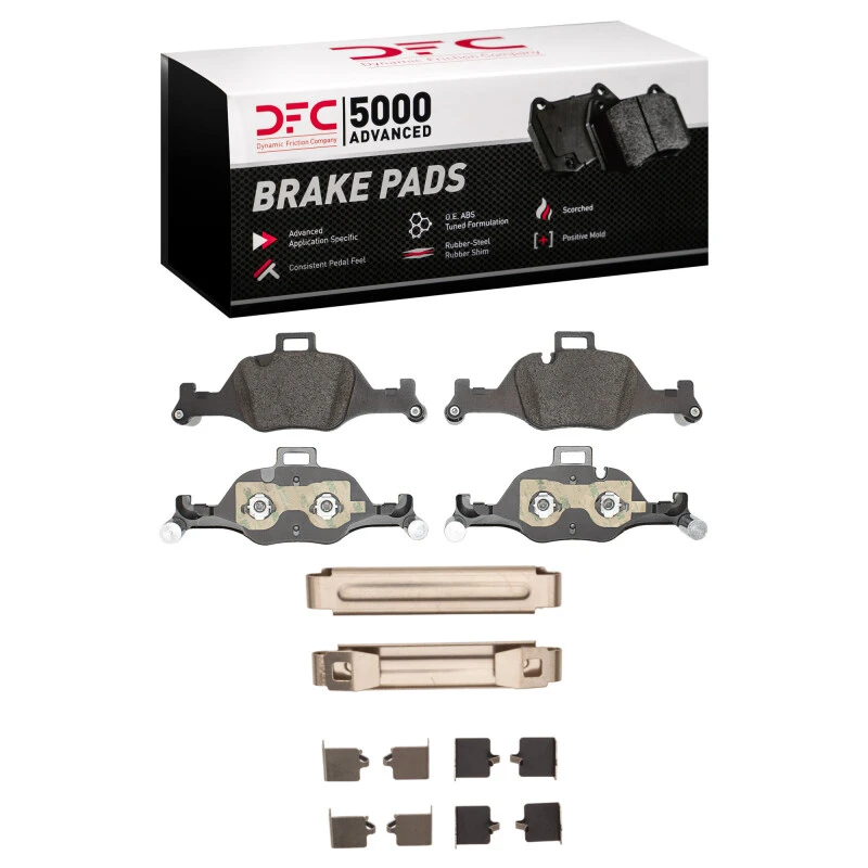 DFC 18-25 BMW 430i Front 5000 Advanced Low Metallic Brake Pads and Hardware Kit