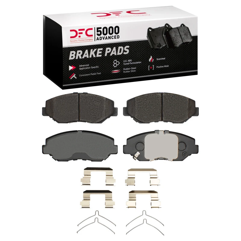 DFC 03-08 Honda Pilot Front 5000 Advanced Ceramic Brake Pads and Hardware Kit