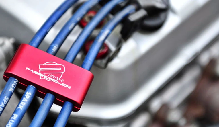 PWJDM SPW Zündkabel Halter for Honda, Mazda, Subaru 4-Zylinder, Grün
