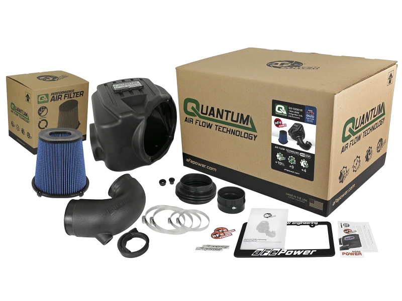 aFe Quantum Pro 5R Kaltluft-Ansaugsystem 94-02 Dodge Cummins L6-5.9L - geölt